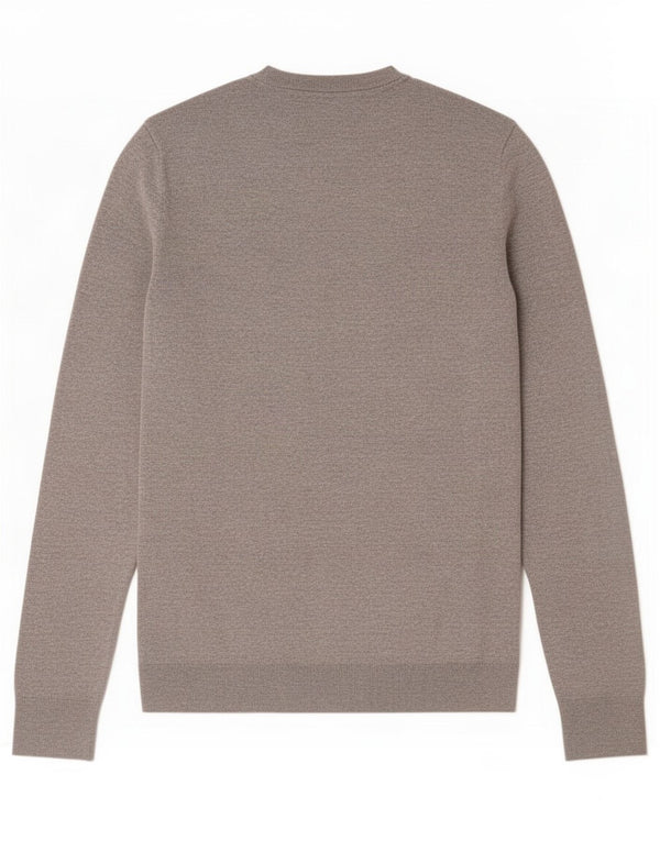 Abercrombie & Fitch Mens Crew Neck Jumper Sweater Large Grey