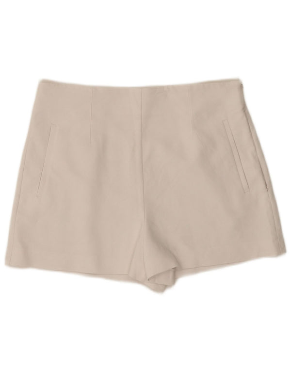 Zara Calça feminina cintura alta XL W32 algodão branco