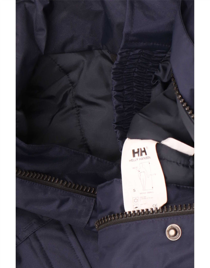 Helly Hansen Herre Hætte Oversized Polstret Frakke UK 36 Small Navy Blue