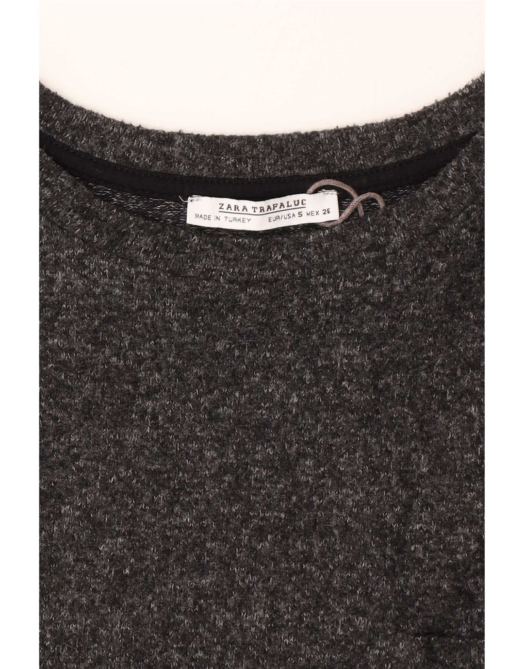 Męski T-shirt Zara Trafaluc, mały, szary, nakrapiany