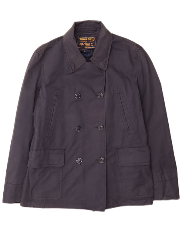 Trench da donna Woolrich UK 18 XL Cotone blu navy