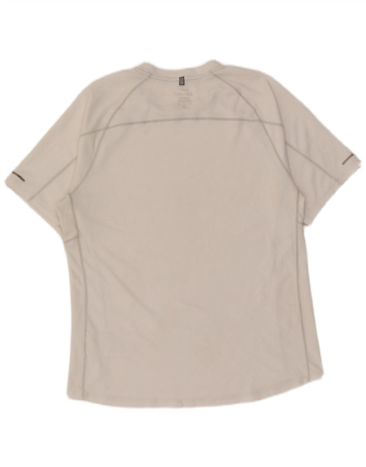 Nike Dri Fit majica kratkih rukava Srednji bijeli poliester