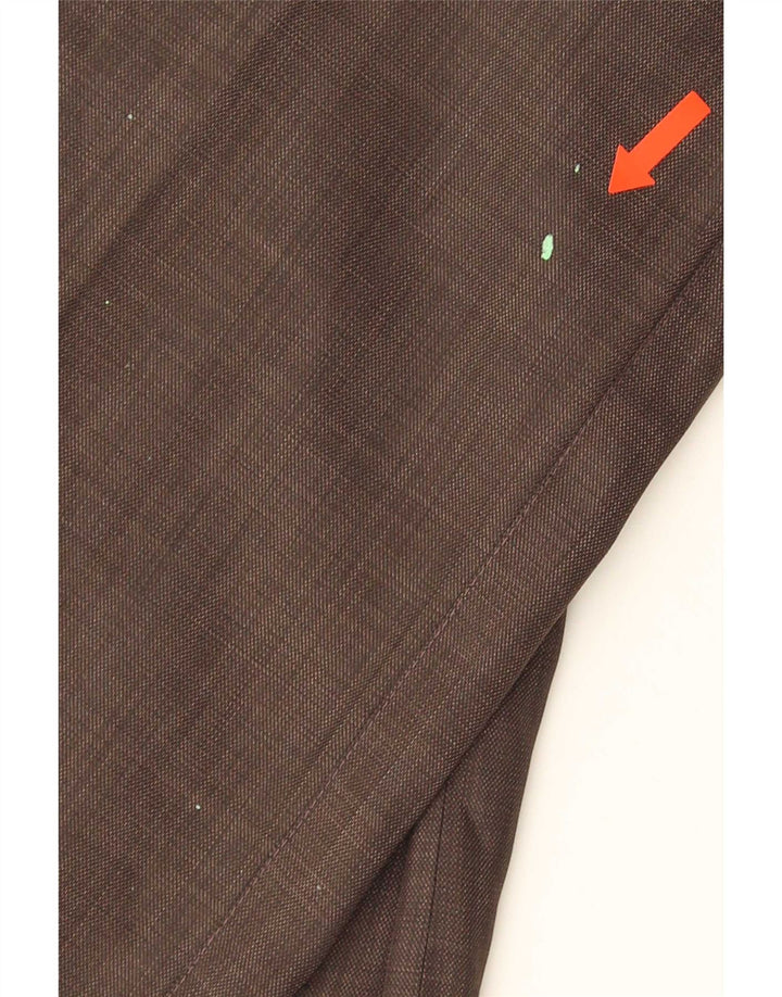 Champion Mens Straight Suit Trousers Medium W32 L30 Brown