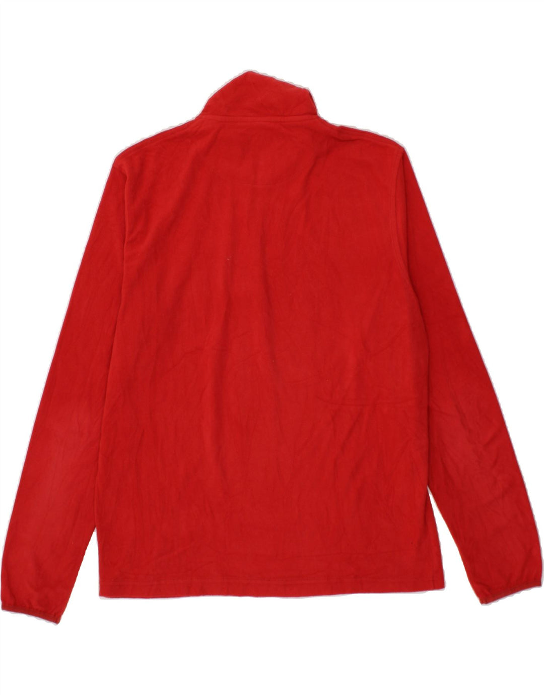 LOTTO Mens Zip Neck Fleece Jumper 2XL Red Polyester Vintage Lotto and Second-Hand Lotto from Messina Hembry 