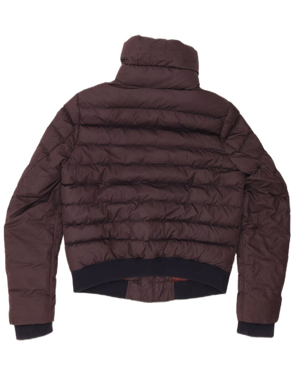 G-Star polstret jakke til kvinder UK 14 Medium Lilla Colourblock Polyester