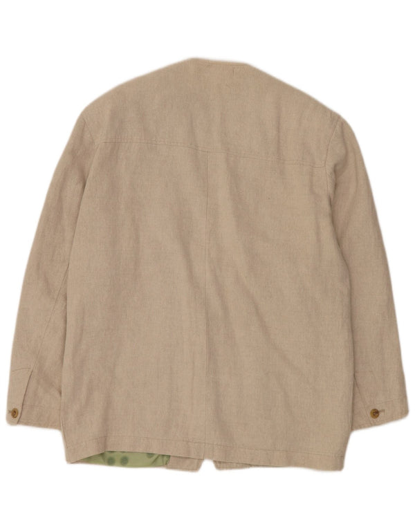 Redpoint Herre 3 Button Blazer Jacket IT 48 Medium Beige Sildebensbomuld