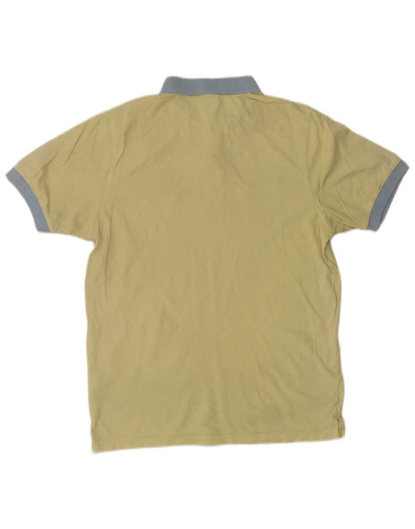 Ellesse Polo Homme Large Jaune Colourblock Coton