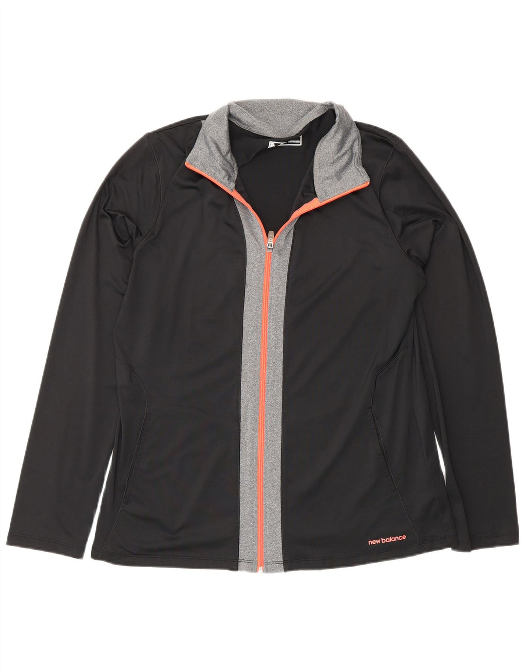 New Balance Veste de survêtement pour homme Large Noir Colorblock Polyester
