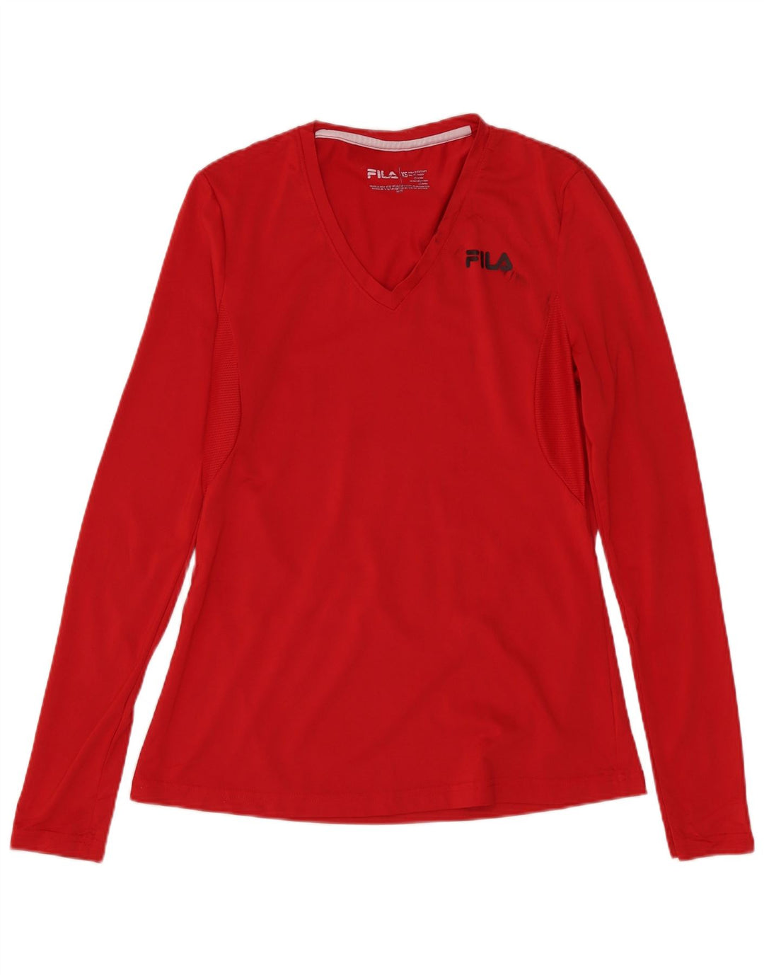FILA Herren Top Langarm XS Rot Polyester
