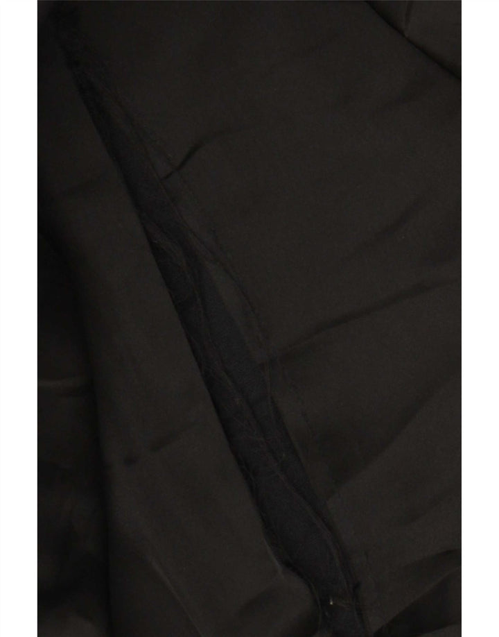 Zara Damen Übergroßer Mantel UK 10 Small Schwarz