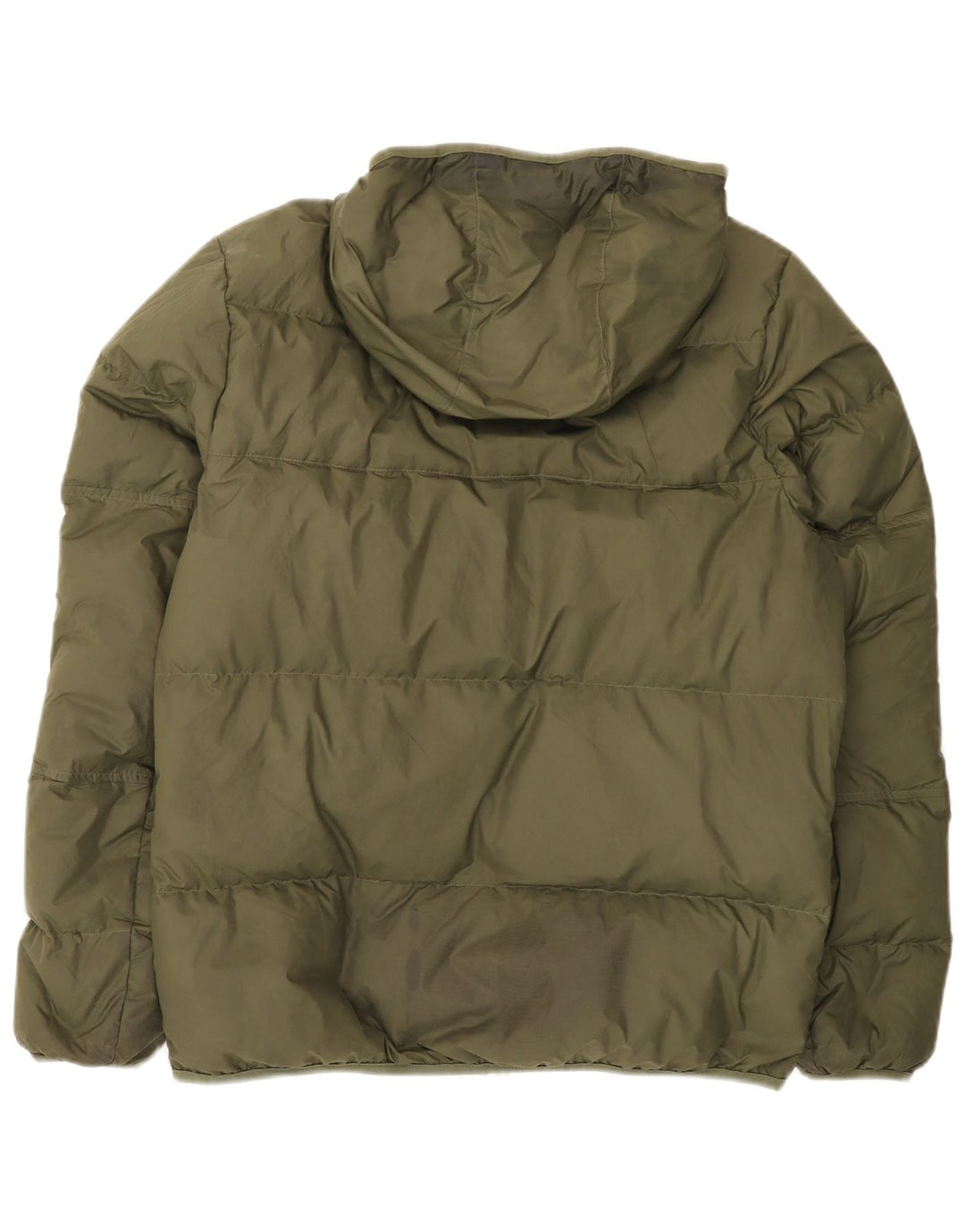Nike Polstret hættejakke til mænd UK 38 Medium Khaki Polyester