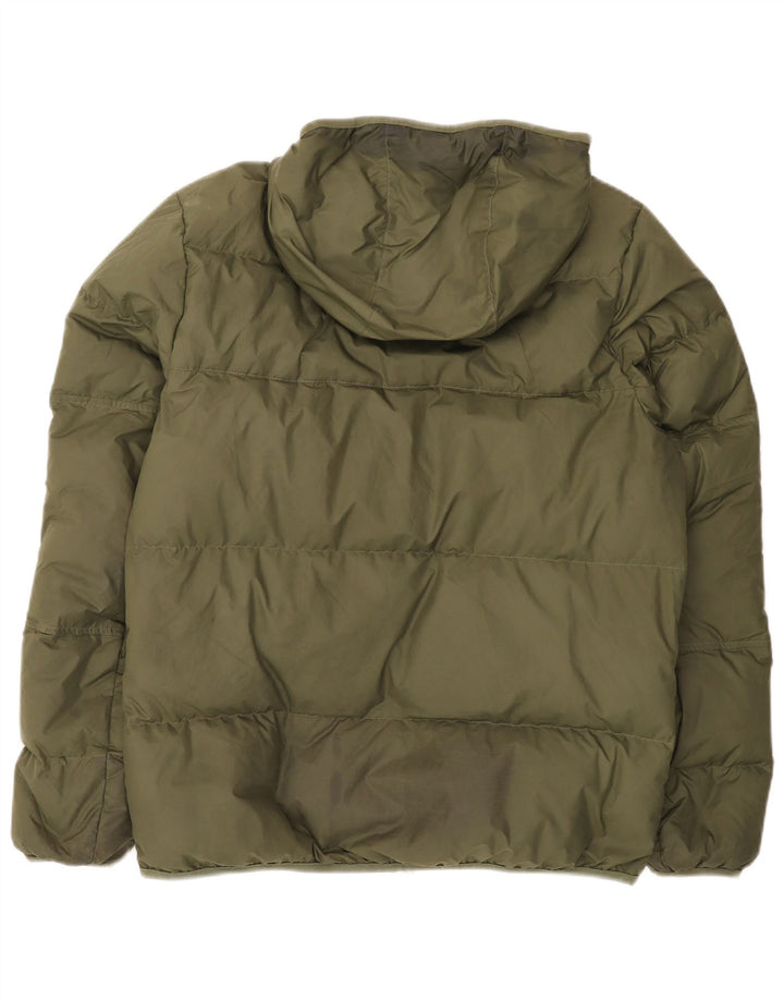 Nike Polstret hættejakke til mænd UK 38 Medium Khaki Polyester
