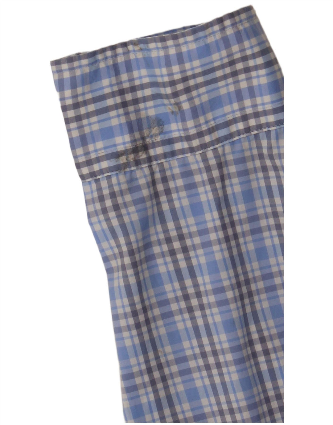 Vineyard Vines Mens Classic Fit Shirt Medium Blue Check Nylon
