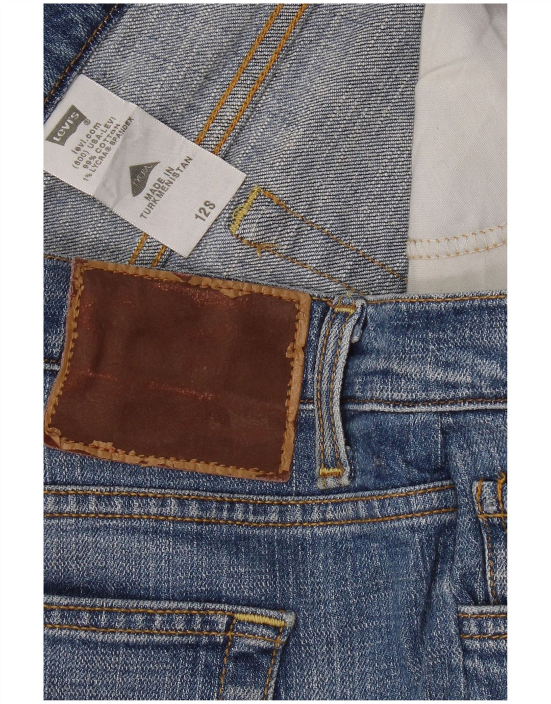 Levi's Womens Straight Jeans US 12 Large W30 L29 Blue Cotton