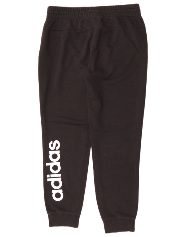 Adidas Graphic Tracksuit Bukser til kvinder Joggers UK 12/14 Medium Black