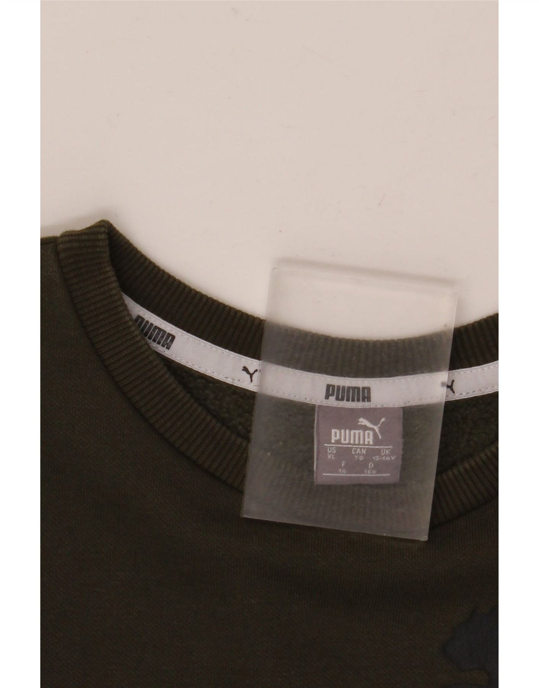 Puma Boys Grafisk Sweatshirt Jumper 13-14 år Khaki