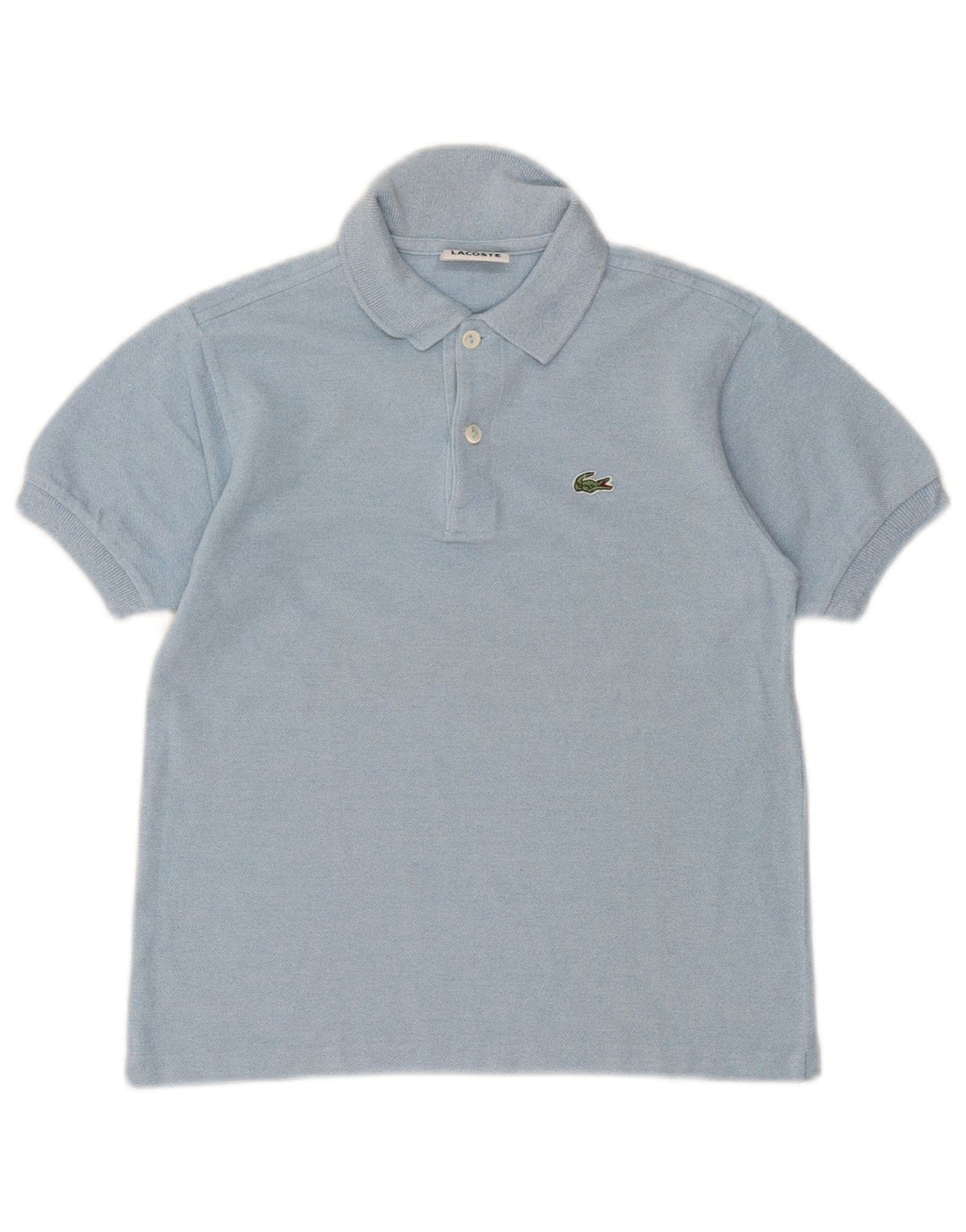 Lacoste Boys Polo Shirt 9-10 Years Blue Cotton