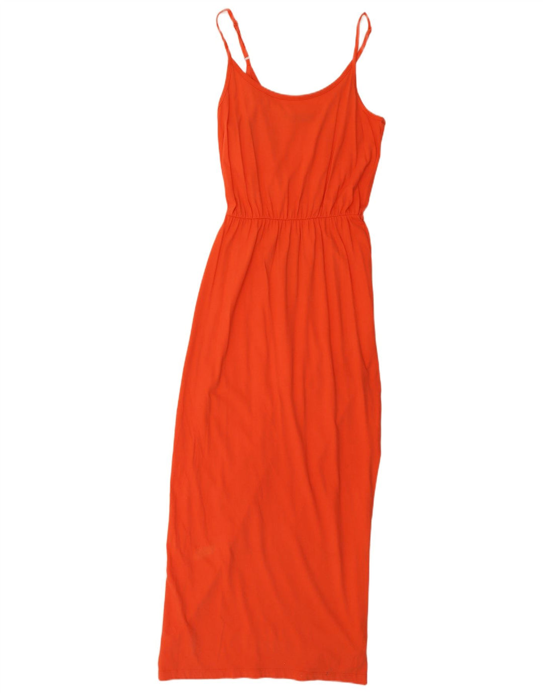 Marks & Spencer Dame ærmeløs Maxikjole UK 10 Small Orange