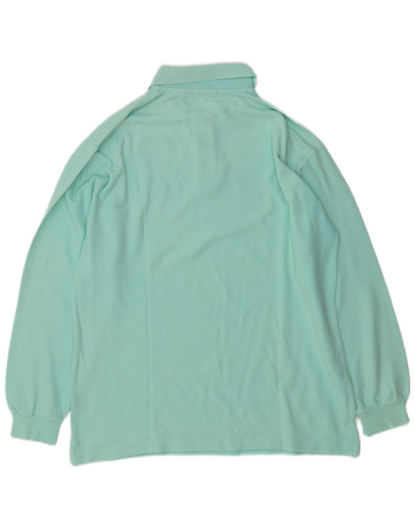 Fila Polo De Manga Larga Para Hombre IT 48 Algodón Turquesa Medio