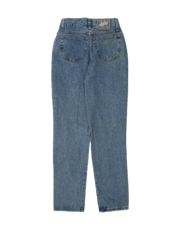 VINTAGE Womens Tapered Jeans IT 44 Medium W28 L31 Blue Cotton