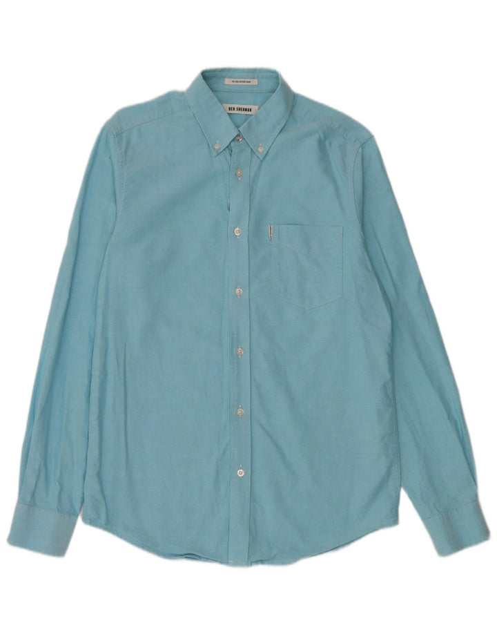 BEN SHERMAN Herreskjorte Medium Blå Bomuld