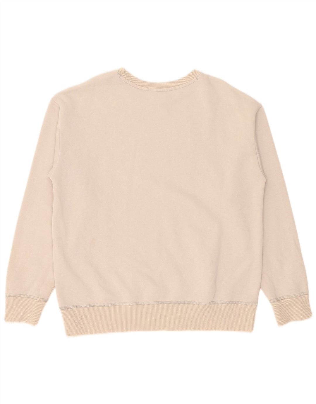 Champion Mens Sweatshirt Jumper Medium Beige Cotton