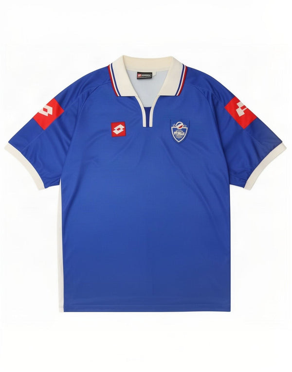 Lotto Mens Yugoslavia 2002-2003 Ποδοσφαιρική Πουκάμισα 2XL Μπλε χρώματος
