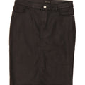 MASSIMO DUTTI Womens Pencil Skirt EU 40 Medium W30 Black Cotton Vintage Massimo Dutti and Second-Hand Massimo Dutti from Messina Hembry 