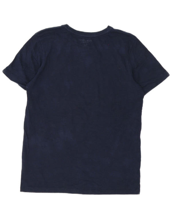 Jack & Jones Mens Slim Fit Graphic T-Shirt Top Large Bleu Marine Coton