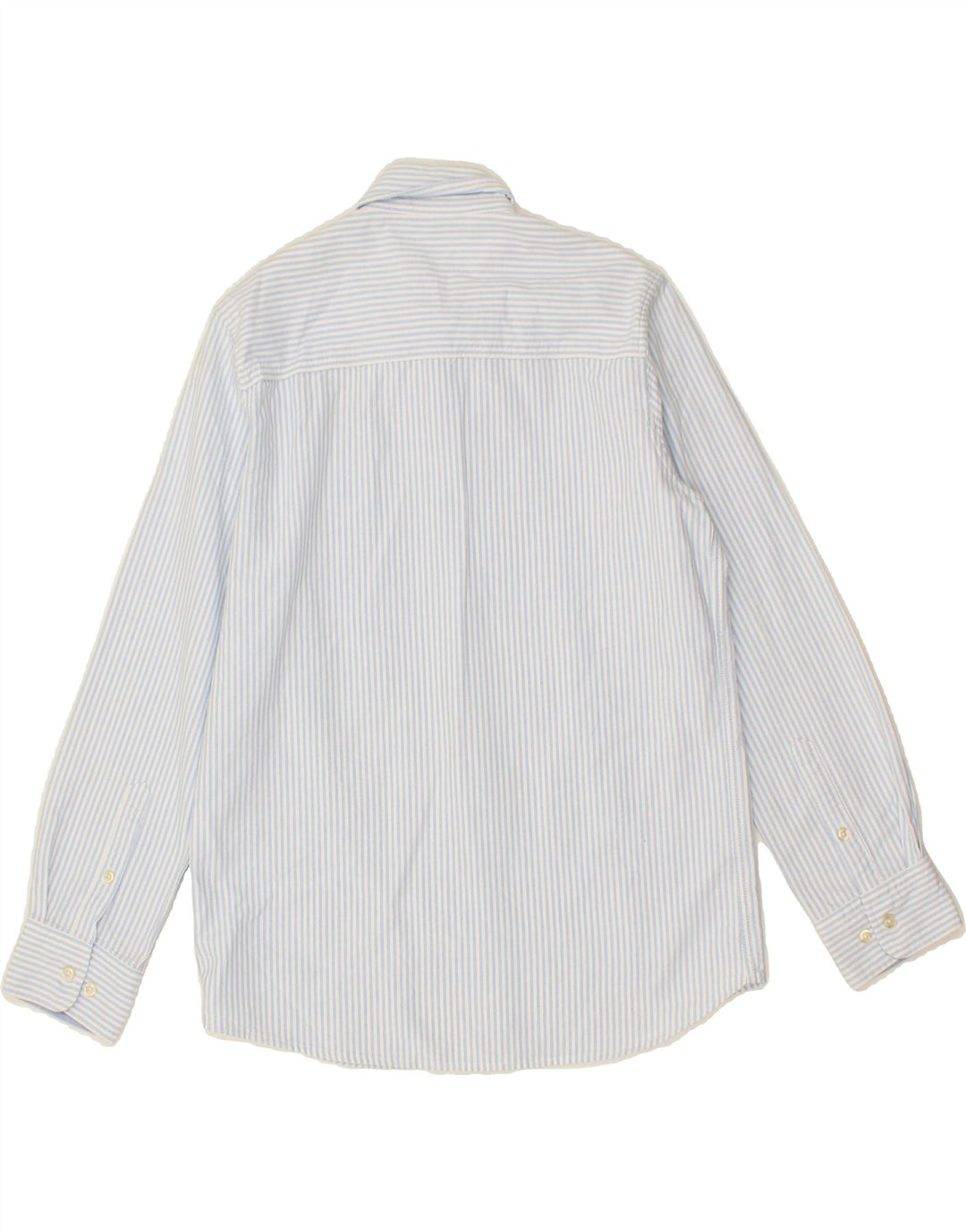 MASSIMO DUTTI Boys Shirt 11-12 Years Blue Pinstripe Cotton Vintage Massimo Dutti and Second-Hand Massimo Dutti from Messina Hembry 