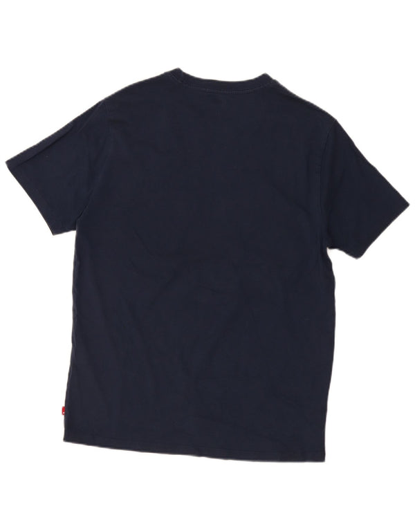 Levi's Herre Standard Fit Grafisk T-shirt Top Medium Marineblå Bomuld
