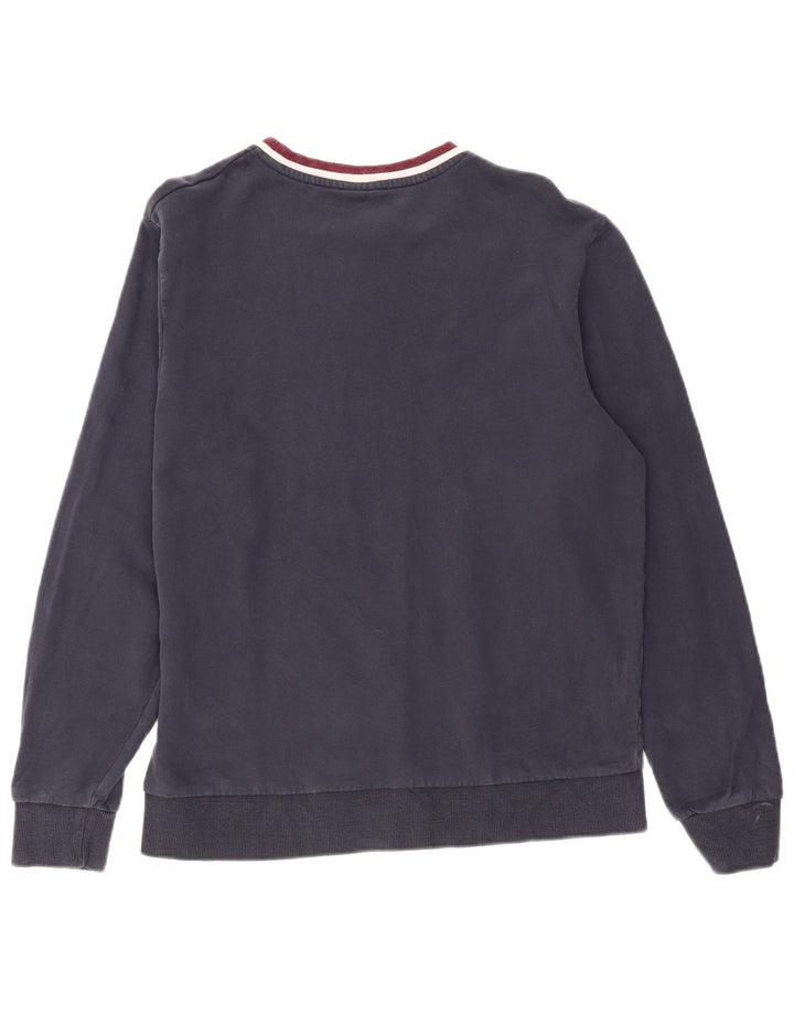 Jack & Jones Mens Sweatshirt Jumper Large Navy Blue Cotton