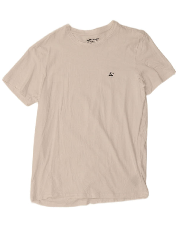 Мужская футболка Jack & Jones, большой белый хлопок