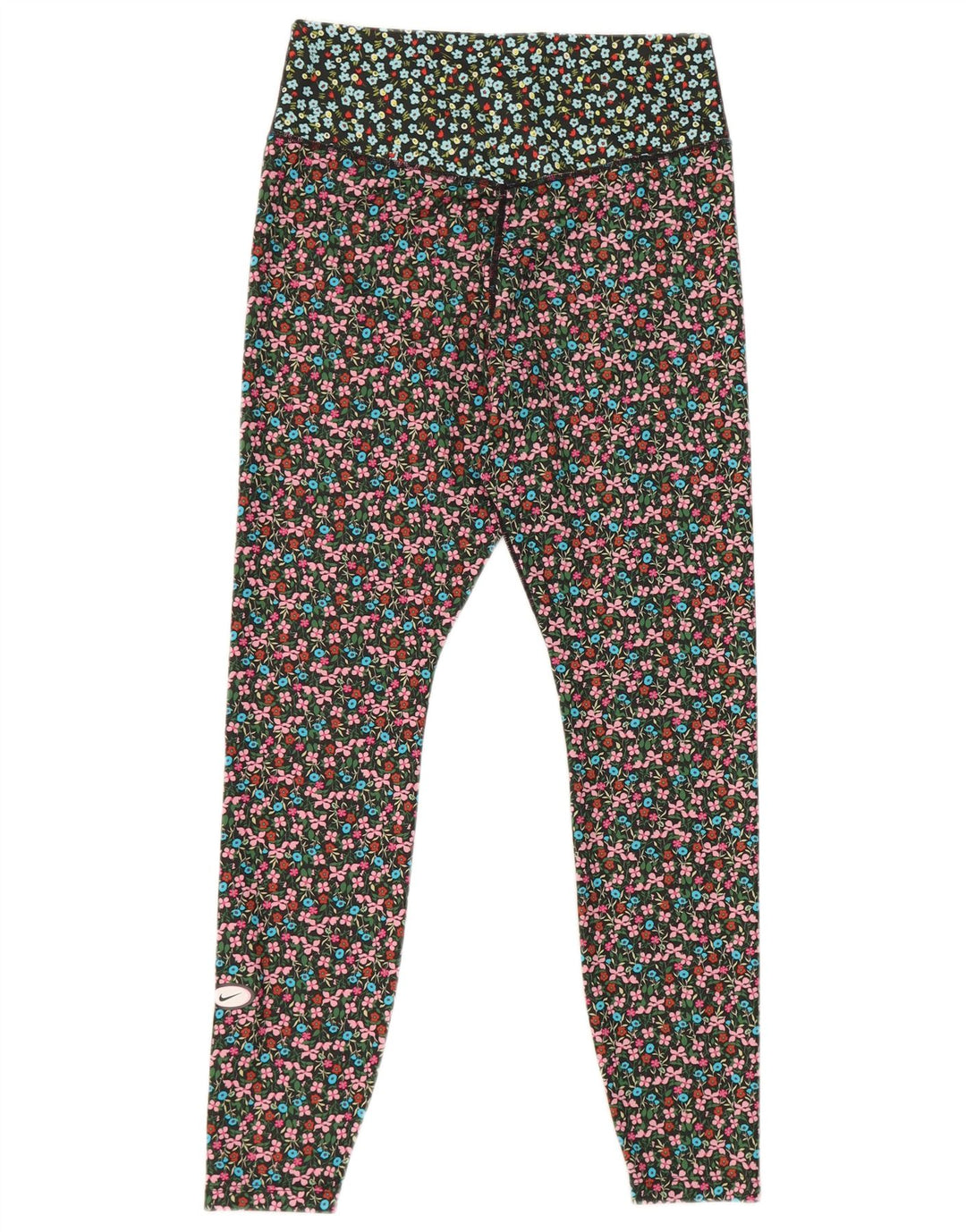 Leggings Nike Dri Fit da donna UK 14 Poliestere floreale multicolore medio