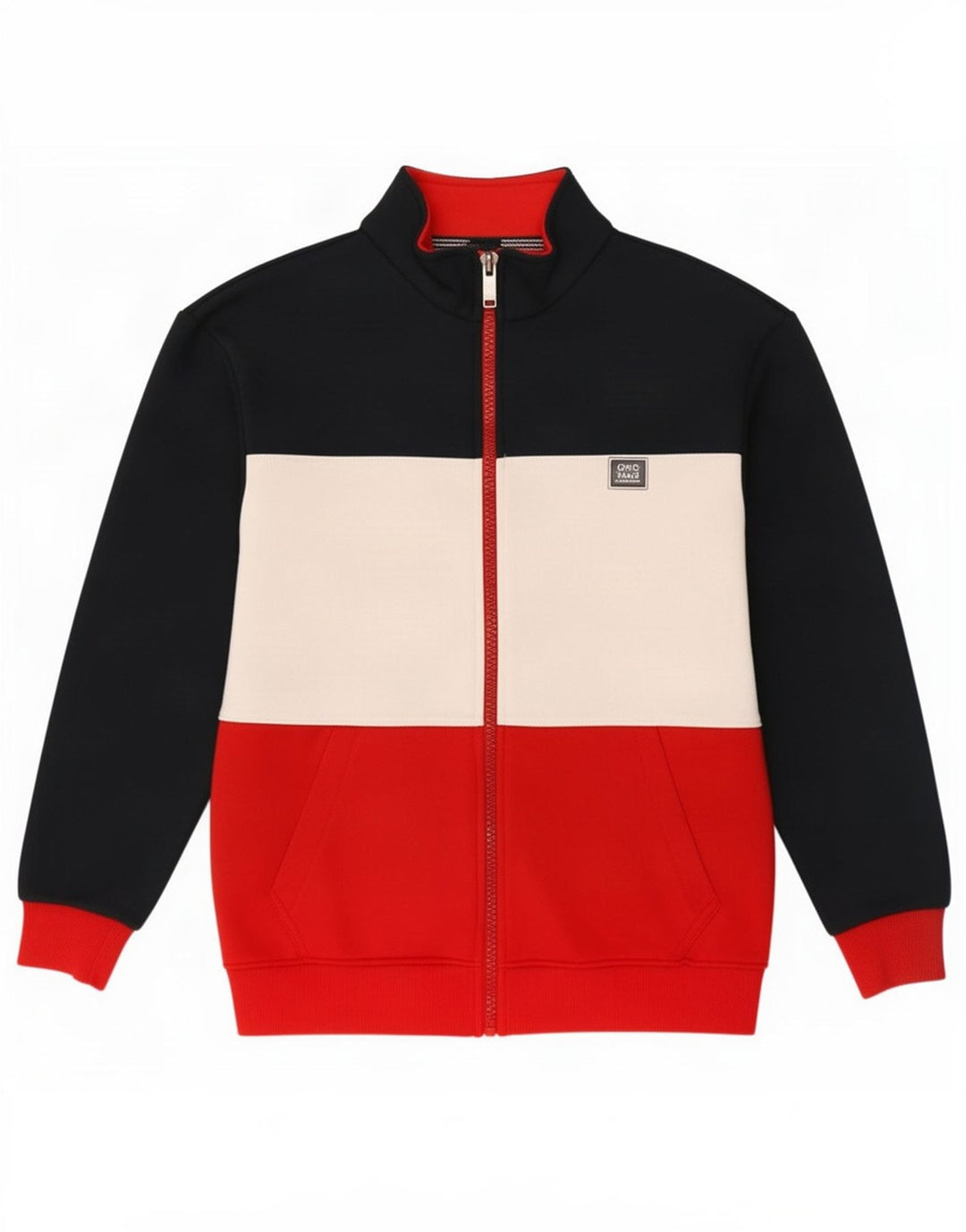 Jack & Jones Mens Treino Top Jaqueta Médio Multicolorido Colorblock