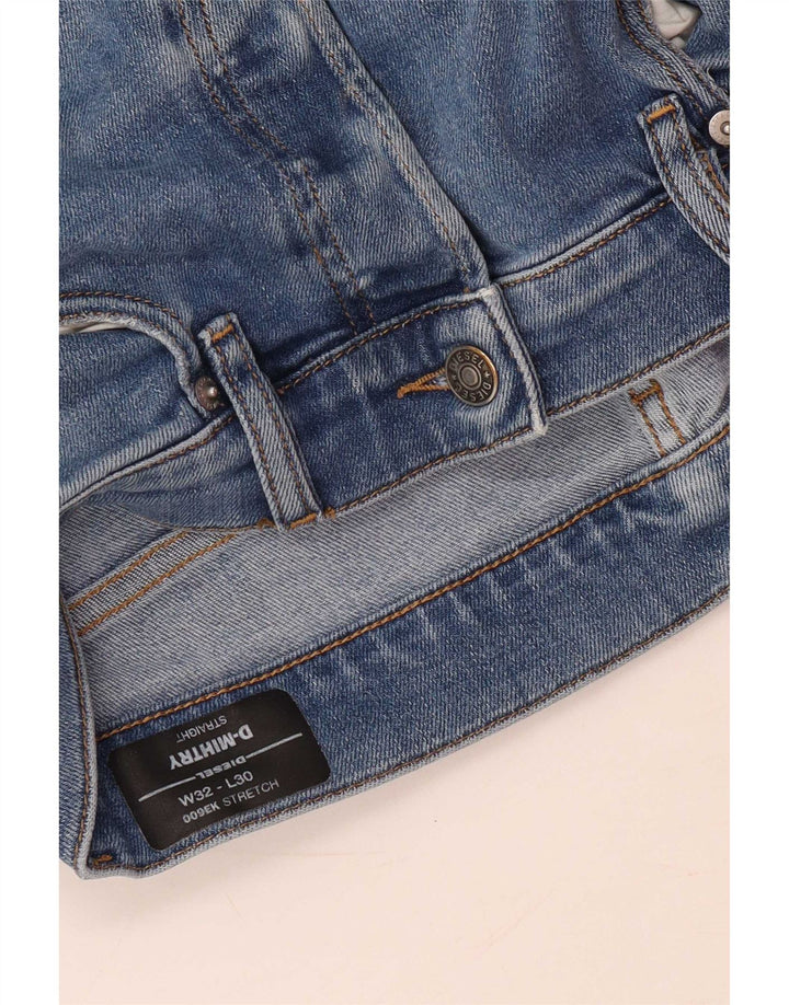 Jeans dritti D-Mihtry da donna Diesel W32 L30 cotone blu