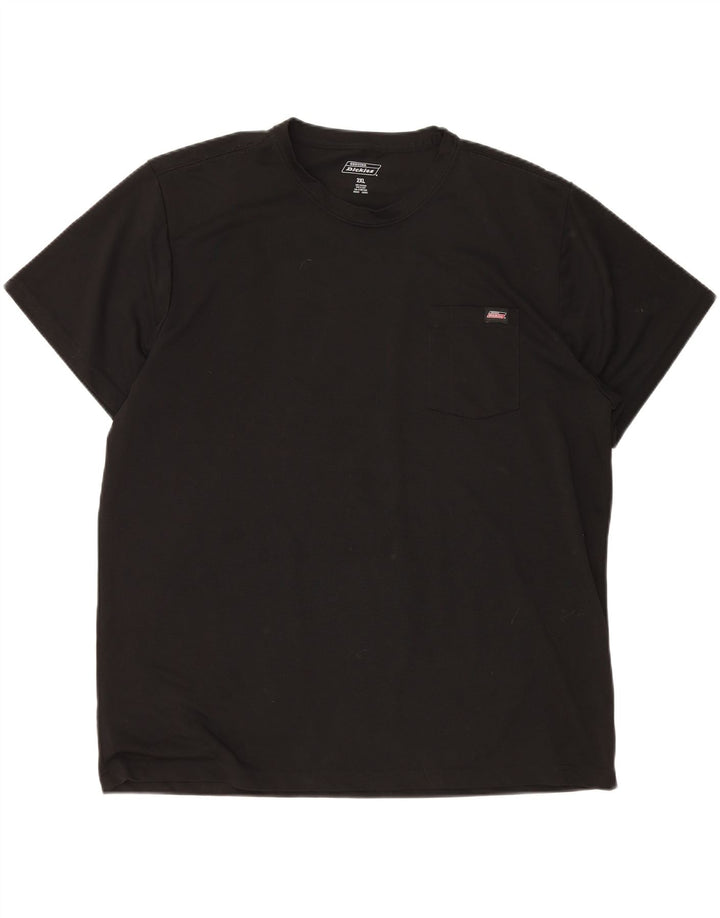 Dickies Mens T-Shirt Top 2XL Black Polyester
