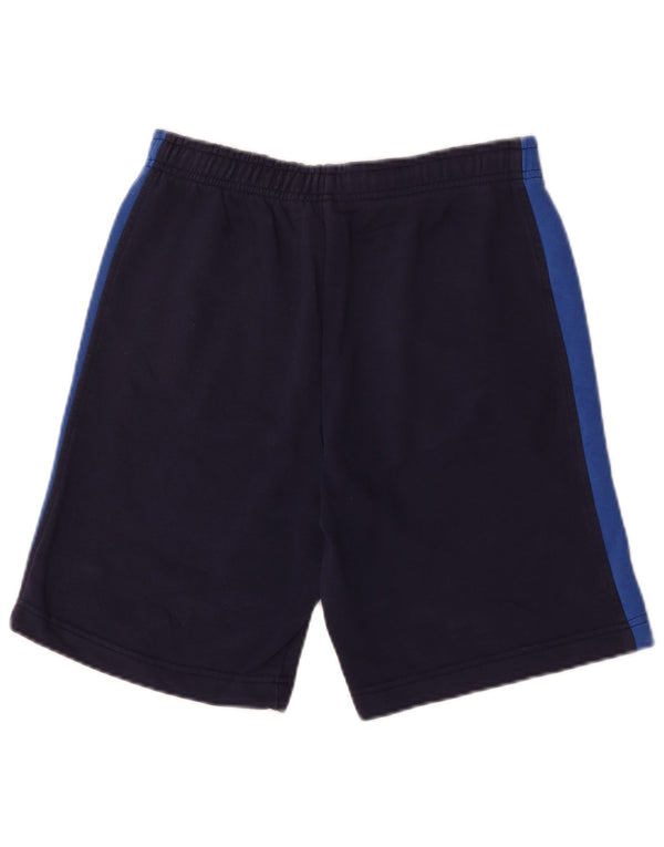 Puma Mens Italia Sport Shorts Small Navy Blue Colourblock Cotton
