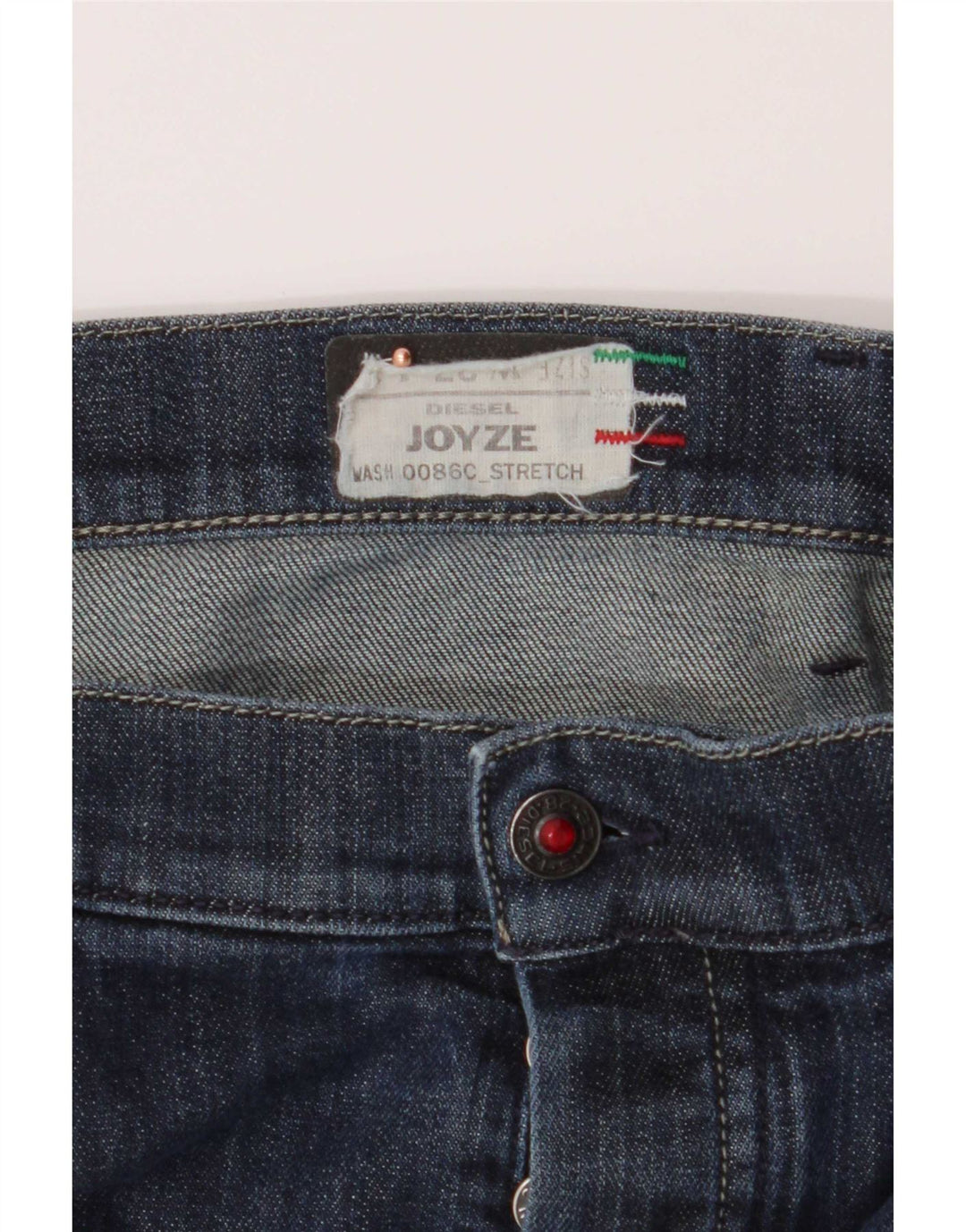 Diesel Womens Joyze Slim Jeans W27 L28 Blue Cotton
