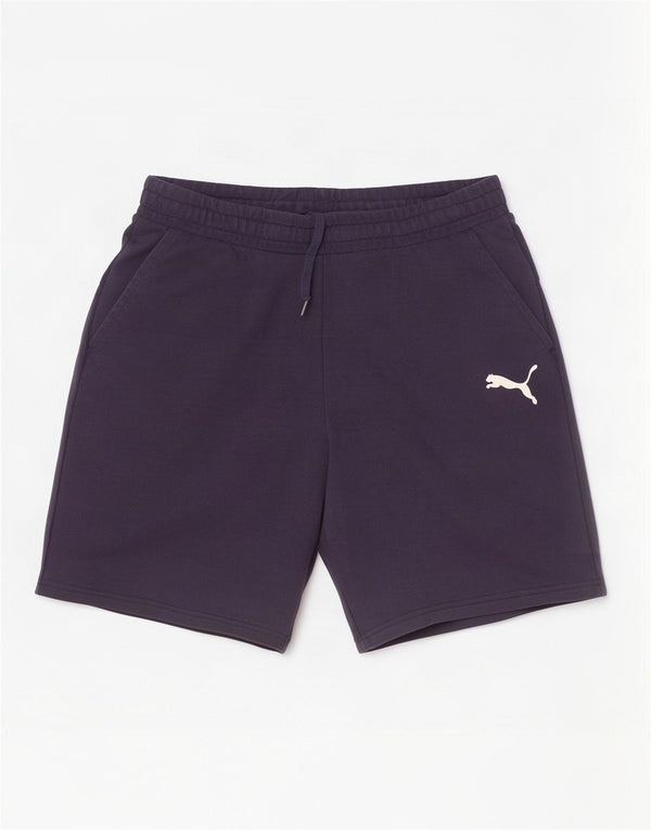 Puma Mens Sport Shorts Large Navy Blue Cotton