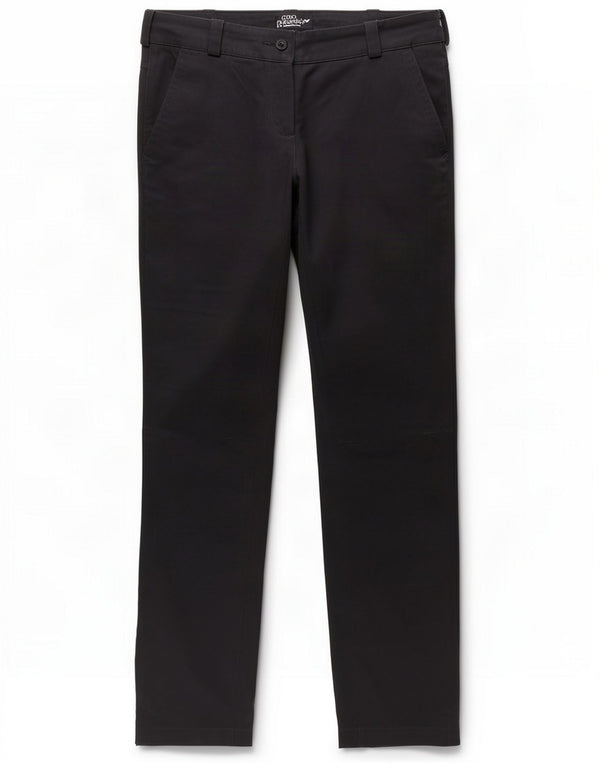 Nike Womens Straight Regular Chino Trousers UK 8 Small W28 L31 Black