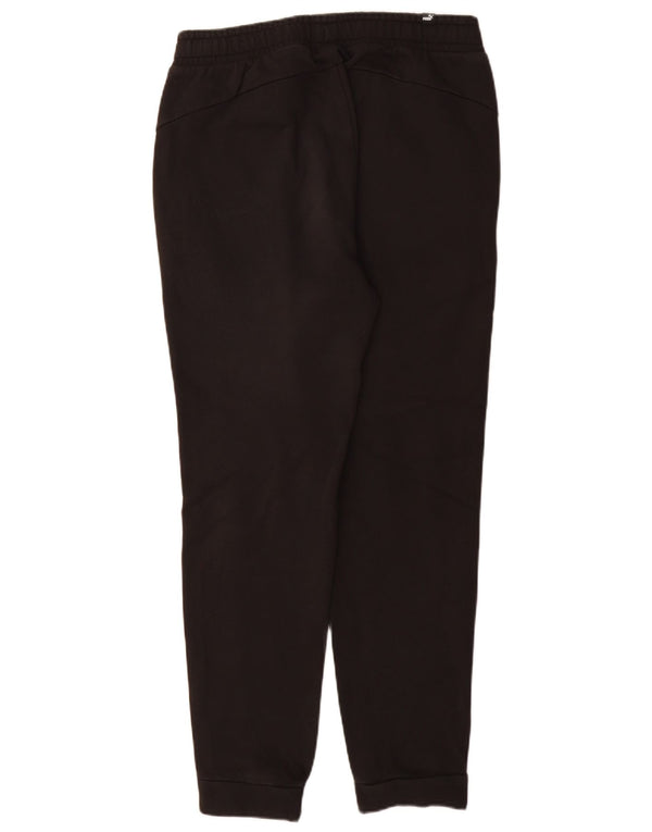 Puma Mens Tracksuit Trousers Joggers Large  Black Cotton