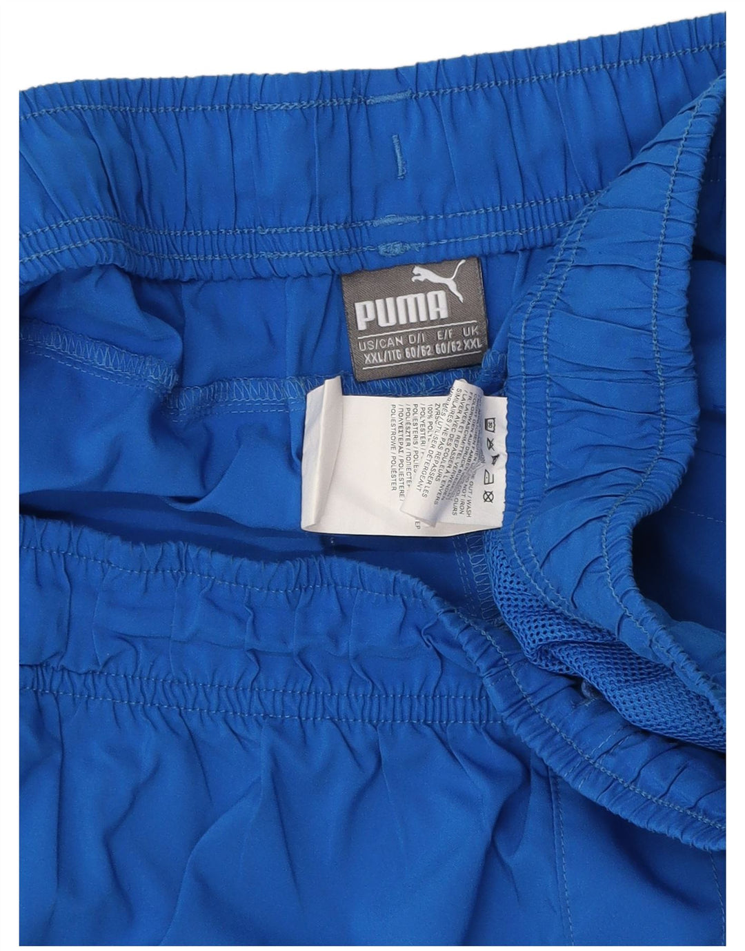 Puma Pantalones cortos deportivos para hombre 2XL Poliéster azul