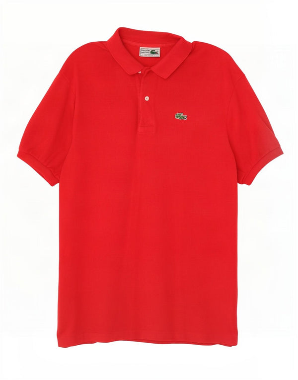 Lacoste Polo Homme Taille 7 2XL Coton Rouge