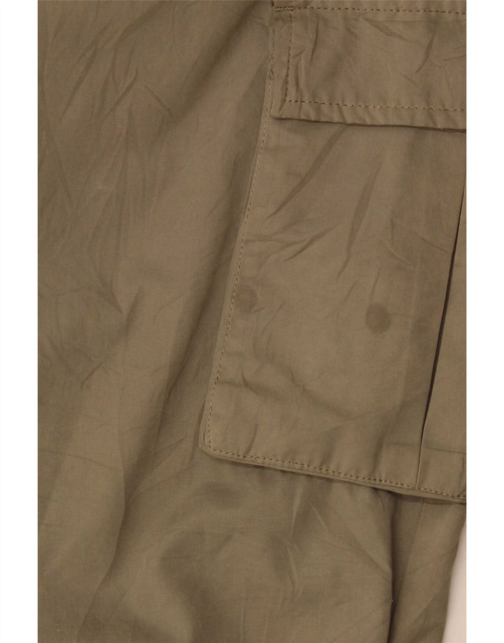 Zara Womens Joggers Cargo Trousers Small W30 L25 Khaki