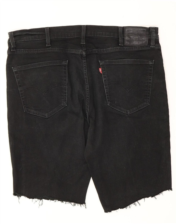 Levi's Mens 511 Denim Shorts W38 XL Black Cotton