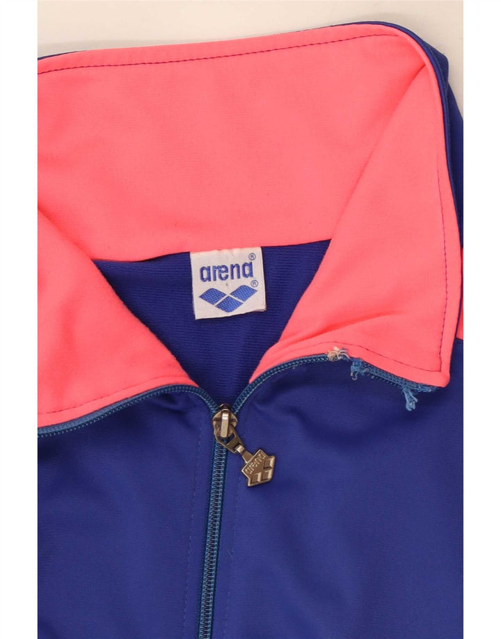 Arena Veste de Survêtement Graphique pour Homme 2XL Bleu Colorblock