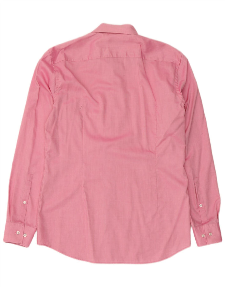 Hugo Boss Chemise slim fit pour homme Taille 39 15 1/2 Rose moyen
