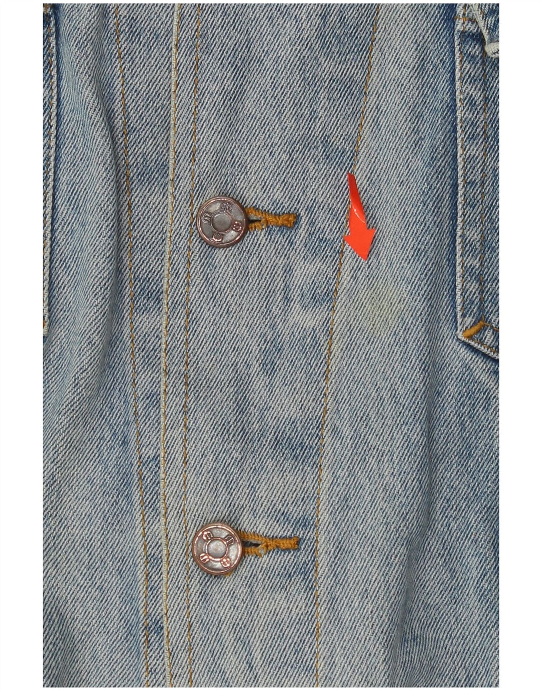 MICHELANGELO Mens Denim Jacket UK 40 Large Blue