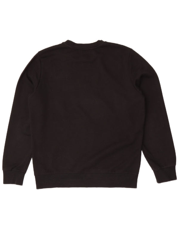 Diesel Mens Graphic Sweatshirt Jumper Medium Black Cotton